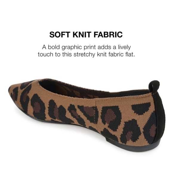 JOURNEE COLLECTION WOMEN'S TAYLEEN TRU COMFORT FOAM BALLET FLATS LEOPARD, US 12 - Picture 2 of 13